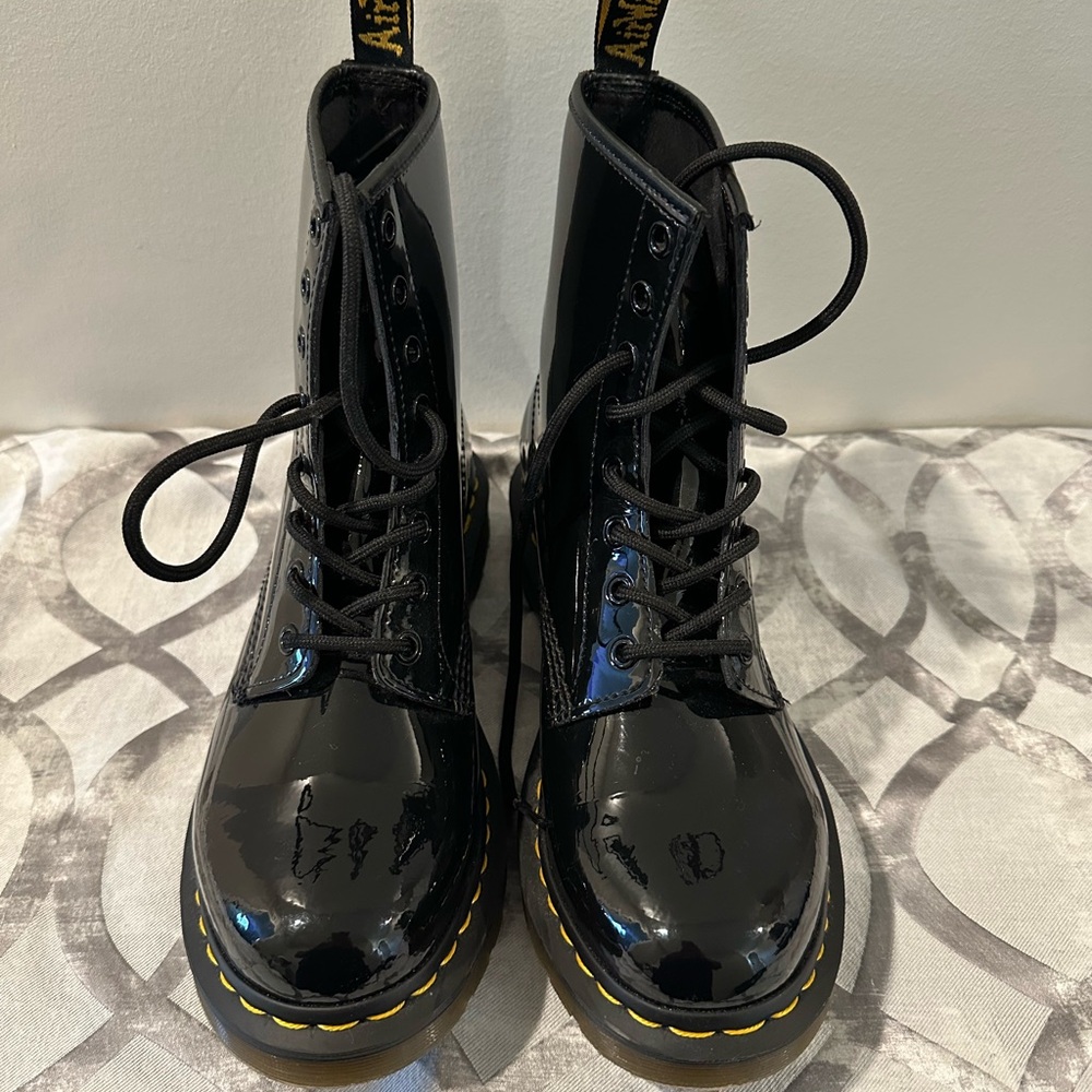 Dr. Martens Glossy Black Boots